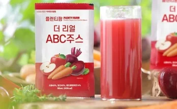 시장을 선도하는 더 리얼 ABC주스 100포 가치 있는 투자