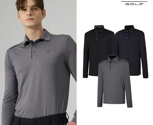 시장을 선도하는 DKNY GOLF 24SS 남성 긴팔 카라티셔츠 3종 스마트한 구매 선택